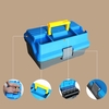 32*16*15cm 3 Layer Big Fishing Lure Tackle Box Handle Plastic Fishing Tool Case