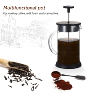32oz French Press Pot Cafetiere Coffee Cup Tea Filter Borosilicate Glass Beaker Carafe