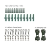 32pc Quick Change Swivels Carp Safety Lead Weights Clips Fishing Tackle Rigs