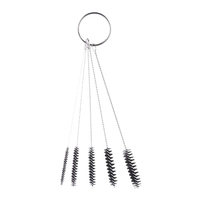 3.5 Inch Nylon Precision Brush Kit 5 Piece Mini Cleaning Brush Set Kit for Cleaning Airbrush,  Paint Spray Gun,  Nozzle Tip