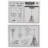 352Pcs Eiffel Tower Intelligent Construction Set 3D Metal Model Kit DIY Gift Model Building Educational Toys