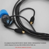 3.5mm Wired Headphone Audio Cable Replacement Earphones MMCX Connector Detachable for Shure SE215/ SE315 / SE425 / SE535 UE900 Ultrazone IQ for Sony Earphones