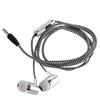 3.5mm Wired Headphone In-Ear Headset Stereo Music Smart Phone Earphone Earpiece In-line Control Hands-free with Microphone Blue