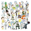35Pcs Rick and Morty 6-12cm Stickers