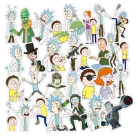 35Pcs Rick and Morty 6-12cm Stickers