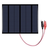 3.5W 18V Polycrystalline Silicon Solar Panel with Alligator Clips Solar Cell for DIY Power Charger