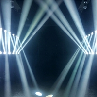35W DMX512 Sound Control Auto Rotating 9 / 11 Channels Moving Head Light