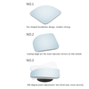360 Degree Rotatable Interior Car Blind Spot Mirror Rearview
