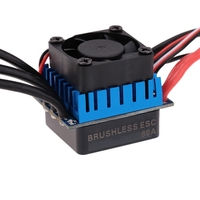 3650 3100KV/4P Sensorless Brushless Motor with 60A Brushless ESC(Electric Speed Controller)for 1/10 RC Car Truck