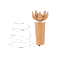 36CM 4 LEDs High Bright Starry Fairy Light Creative Copper Wire String Bottle Stopper DIY Decoration Atmosphere Lamp for Home Bar Party Wedding Christmas Xmas Gift