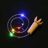 36CM 4 LEDs High Bright Starry Fairy Light Creative Copper Wire String Bottle Stopper DIY Decoration Atmosphere Lamp for Home Bar Party Wedding Christmas Xmas Gift