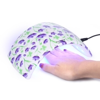 36W LED Nail Lamp UV Nail Dryer Nail Glue Lamp for Fingernail & Toenail Gel Curing White Light Nail Tool Optional US/EU/UK/AU Plug