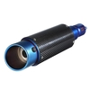38-51mm Carbon fiber Cover Oblique Tail Refit Exhaust Muffler With fit for Motorcycles ATV Universal
