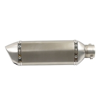 38-51mm Stainless Steel Universal Motorcycle Exhaust Escape Modified Exhaust Muffle Fit for Most Motorcycle