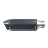 38-51mm Stainless Steel Universal Motorcycle Exhaust Escape Modified Exhaust Muffle Fit for Most Motorcycle