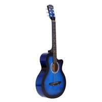 38" Acoustic Folk 6-String Guitar for Beginners Students Gift