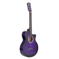 38" Acoustic Folk 6-String Guitar for Beginners Students Gift