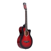 38" Acoustic Folk 6-String Guitar for Beginners Students Gift