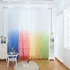 39 * 79inches Polyester Semi-Blackout Gradient Color Window Curtain Panel Living Room Bedroom Hotel Divider Voile Curtain with Rod Pocket--Green