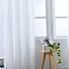 39 * 98 inches Polyester Semi-Blackout Grommet Top Window Curtain Panel Living Room Bedroom Hotel Voile Curtain Drape--White