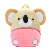3D Animal Cartoon Plush Children Backpacks