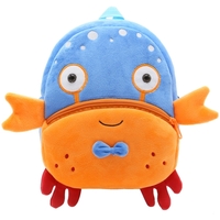 3D Animal Cartoon Plush Children Backpacks