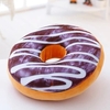 3D Creative Plush Donut Food Pillows Stuffed Toys Dolls Funny Cartoon Donuts Pillow Cover Plush Sweet Chocolates Sofa and Chair Back Cushions Car Mats