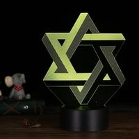 3D LED Desk Lamp Illusion Colorful Table Night Light