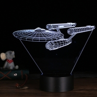 3D LED Desk Lamp Illusion Colorful Table Night Light