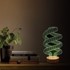3D Optical Illusion LED Table Night Light Remote Control USB Cable Desk Lamp Valentine