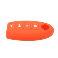 4 Button Silicone Car Auto Remote Fob Key Holder Case Cover for Nissan