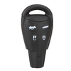4 Buttons Switches Smart Remote Car Key Fob Replacement Case Cover Shell Repair Pad with Insert Blade for Saab 9.3 and 9.5 (9-3 9-5)