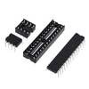 4-Digit DIY LED Electronic Clock Kit Microcontroller 0.8inch Digital Tube Clock with Thermometer Hourly Chime Function DIY Kit Module