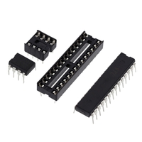 4-Digit DIY LED Electronic Clock Kit Microcontroller 0.8inch Digital Tube Clock with Thermometer Hourly Chime Function DIY Kit Module