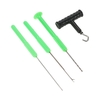 4 In 1 Fishing Carp Fishing Baiting Rig Tool Set Bait Needle Drill Knot Puller Stringer and Driller
