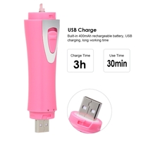 4 In 1 Hair Trimming Kit Electric Shaver Hair Removal Tool Nose Body Facial Hair Eyebrow Trimmer Hair Remover USB Charge Painless Epilator for Women Black