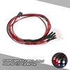 4 LED Lights Kit 2 White 2 Red for 1/10 1/8 Traxxas HSP Redcat RC4WD Tamiya Axial SCX10 D90 HPI RC Car