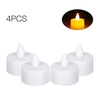 4 Pack LED Flame Flickering Effect Candle Light Lamp