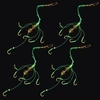 4 PCS Fishing Bait Hooks with Feeder Explosion Fishing Hooks Spring Feeder Fishing Bait Cage Barbed Fishing Hook 8 / 9 / 10 / 11 / 13