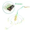 4 PCS Fishing Bait Hooks with Feeder Explosion Fishing Hooks Spring Feeder Fishing Bait Cage Barbed Fishing Hook 8 / 9 / 10 / 11 / 13