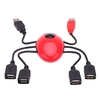 4 Port USB 2.0 High Speed HUB Expansion Splitter Adapter 480 Mbps Spider Animal Shape for PC Laptop Notebook Computer Peripherals Accessories