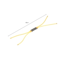 4-strip Velocity Elastic Elastica Bungee Rubber Band for Slingshot Catapult Hunting