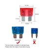 4 Way Blade Fuse Box Holder with LED Warning Light Kit for Car Boat Marine Trike 12V 24V