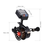 4+1 Ball Bearings 3.5:1 Gear Ratio Raft Fishing Reel Right / Left Hand Fly Fishing Reel Ice Reel