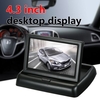 4.3 Inch TFT Color Display Foldable Car LCD Monitor Dashboard Screen Parking Monitor