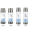 450ml Portable Hydrogen Rich Water Ionizer Transparent Water Glass with Lid High Quality BPA-free Business Glass Cup Large Capacity Water Bottle