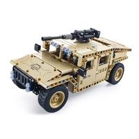 457Pcs Utoghter 69003 2.4G RC Armed Off-road Vehicle Building Blocks Kits Toy Bricks RC Car Model