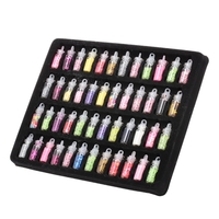 48 Bottles/Set Arcylic Nail Glitter Set Dust Powder for Nail Art Tip Decoration Rhinestone Manicure Nail Art Tool