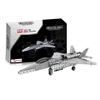 485Pcs Fighter Intelligent Construction Set 3D Stainless Steel Model Kit DIY Gift Model Building Educational Toys