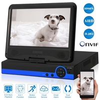 4CH 1080N AHD DVR NVR 3in 1 Combo 10.1